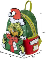 Loungefly Dr Seuss Grinch Santa Cosplay Mini Backpack