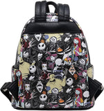 Loungefly Disney The Nightmare Before Christmas Allover Print Mini Backpack