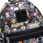 Loungefly Disney The Nightmare Before Christmas Allover Print Mini Backpack
