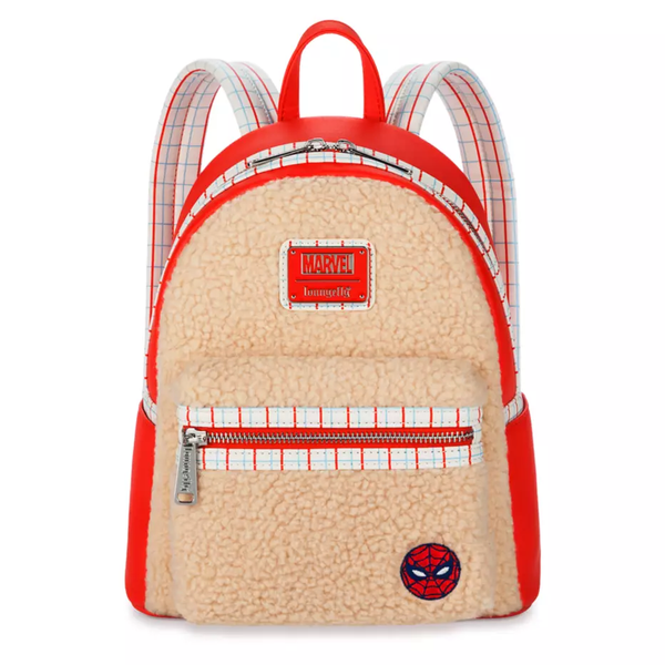 Loungefly Spider-Man Faux Fur Mini Backpack