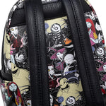 Loungefly Disney The Nightmare Before Christmas Allover Print Mini Backpack