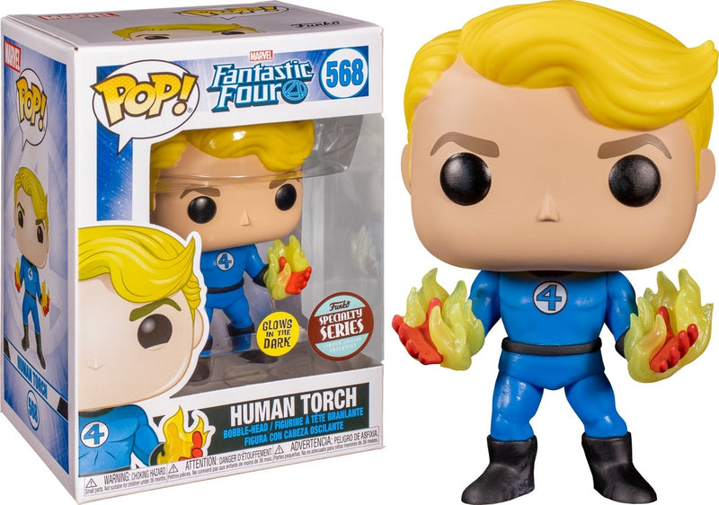 Marvel - Fantastic Four - Human Torch (GITD) #568