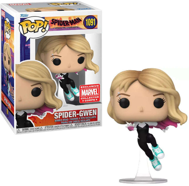 Spider-Man Across the SpiderVerse- Spider-Gwen (Unmasked) (Leaping) #1091