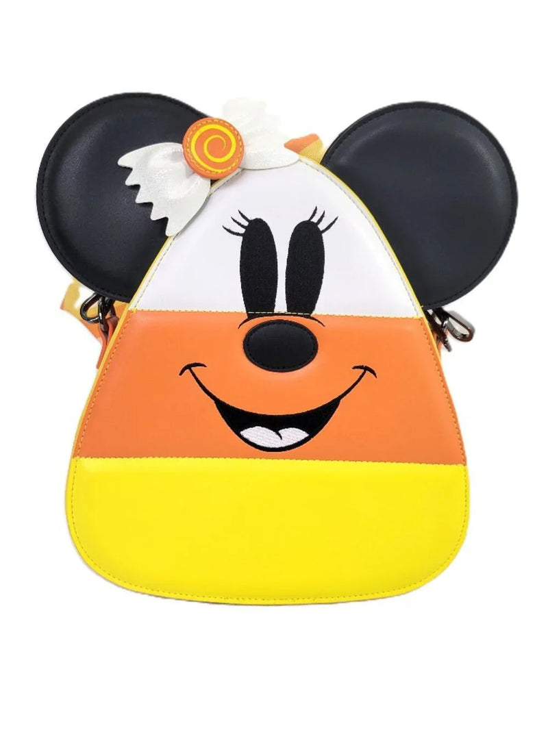 Loungefly Disney Mickey & Minnie Candy Corn Crossbody Halloween Purse Bag