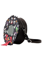 Loungefly Disney Nightmare Before Christmas Figural Wreath Crossbody Bag