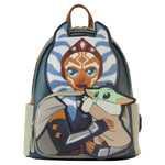 The Mandalorian Loungefly Ahsoka Holding Grogu Cosplay Mini Backpack