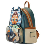 The Mandalorian Loungefly Ahsoka Holding Grogu Cosplay Mini Backpack