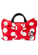 Loungefly Disney Minnie Rocks the Dots Figural Bow Crossbody