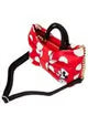 Loungefly Disney Minnie Rocks the Dots Figural Bow Crossbody