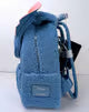 Disney Stitch Loungefly Plush Sherpa Cosplay Magnet Paws Mini Backpack