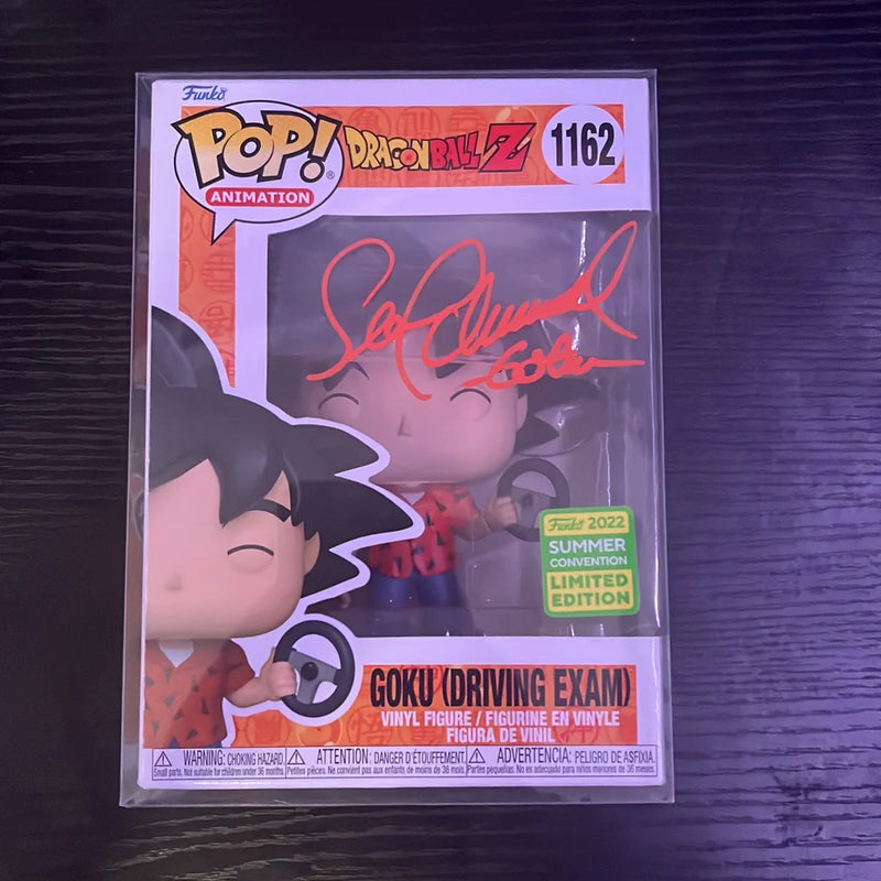 Dragon Ball Z - Goku (Driving Exam) Funko Summer Convention Exclusive Autographed and JSA Certificate #1162
