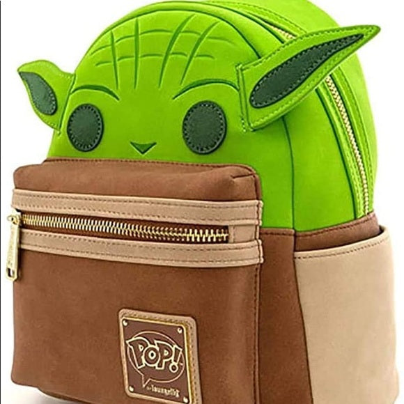 Loungefly Funko Star Wars Yoda Figural Backpack