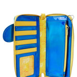 Loungefly Disney Donald Duck Exclusive 90th Anniversary Metallic Zip Around Wallet