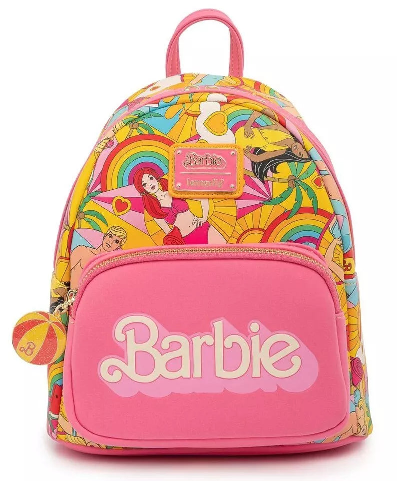 Barbie Fun in the Sun Pink Loungefly Backpack