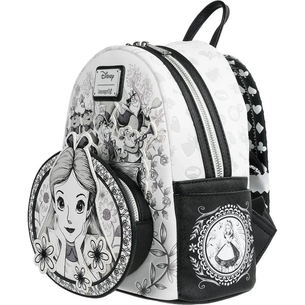Loungefly-Alice in Wonderland Sketch Mini-Backpack - Entertainment Earth Exclusive