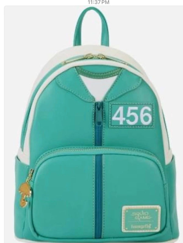 Loungefly Squid Game Seong Gi-Hun Player 456 Cosplay Backpack