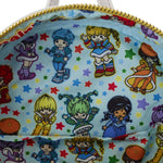 LoungeFly - Rainbow Brite Cosplay Mini Backpack with side pockets