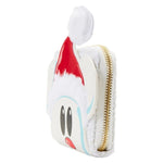 Loungefly Disney Mickey Mouse Snowman Sequin Wallet Character Zip Around