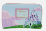 Loungefly Disney Sleeping Beauty 3 Good Fairies Stained Glass Zip Wallet
