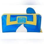 Loungefly Disney Donald Duck Exclusive 90th Anniversary Metallic Zip Around Wallet