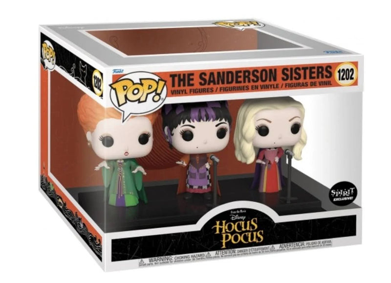 The Sanderson Sisters -Spirit Halloween Disney Hocus Pocus I Put A Spell On You Movie Moment POP! #1202
