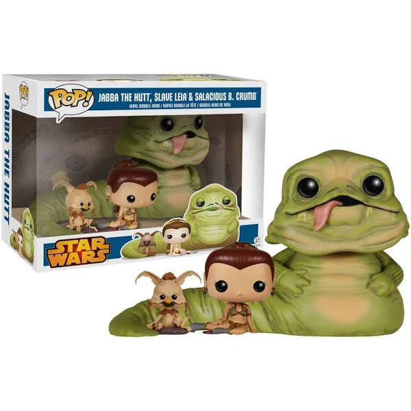 Jabba the Hutt, Slave Leia & Salacious B. Crumb (3 pack) DELUXE