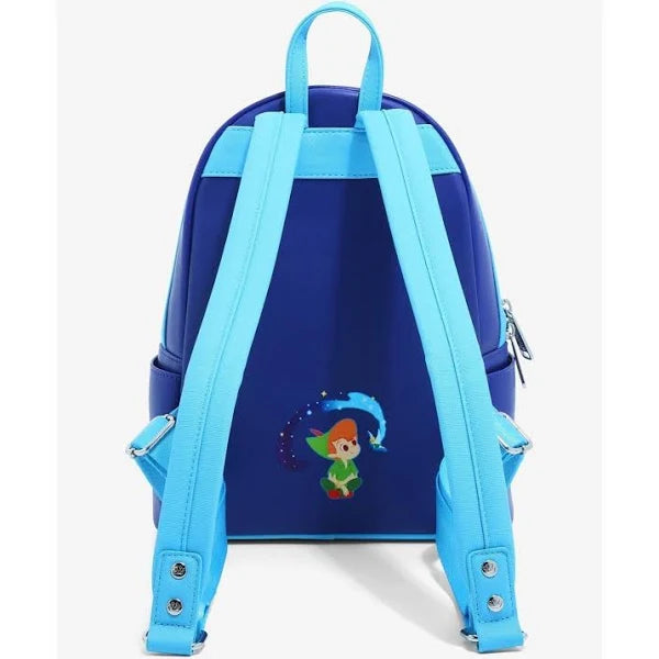 Loungefly Disney Peter Pan Nighttime Flight Glow-in-the-Dark Mini Backpack