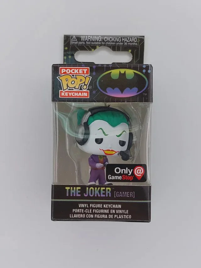 Funko DC Batman 80th Pocket POP! The Joker Exclusive Keychain [Gamer]