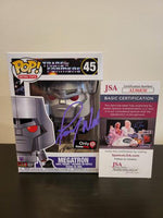 Frank Welker Signed and Inscribed Gamestop Exclusive Megatron Funko Pop