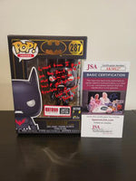 Will Friedle Signed and Inscribed Batman Deluxe Limited Edition Exclusive Batman Beyond Funko Pop