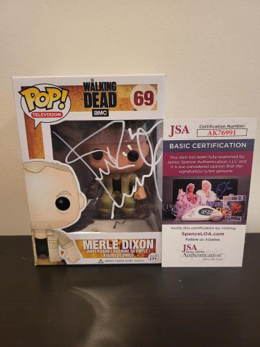 Michael Rooker Signed Merle Dixon Funko Pop from The Walking Dead