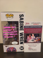 Tiya Sicar (Star Wars Rebels) Dual-Color Signed and Inscribed Amazon Exclusive Sabine Wren Power of the Galaxy Funko Pop