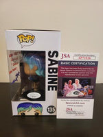 Tiya Sicar Dual-Color Signed and Inscribed Star Wars Rebels Unmasked Sabine Wren Funko Pop
