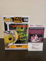 Vanessa Marshall Dual-Color Signed and Inscribed Star Wars Rebels Hera Funko Pop