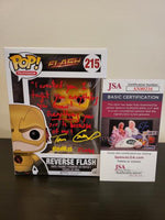 Tom Cavanaugh Dual-Color Signed and Inscribed Reverse Flash (The Flash) Funko Pop