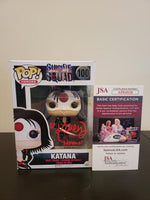 Karen Fukuhara Dual-Color Signed and Inscribed Suicide Squad Katana Funko Pop