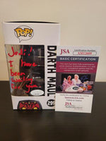 Sam Witwer Dual-Color Signed and Inscribed Star Wars 2019 Galactic Convention Exclusive Darth Maul Funko Pop