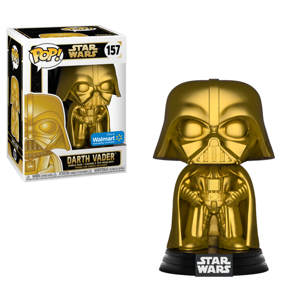 Star Wars: Darth Vader - Gold Metallic (Walmart Exclusive) #157 (VAULTED)