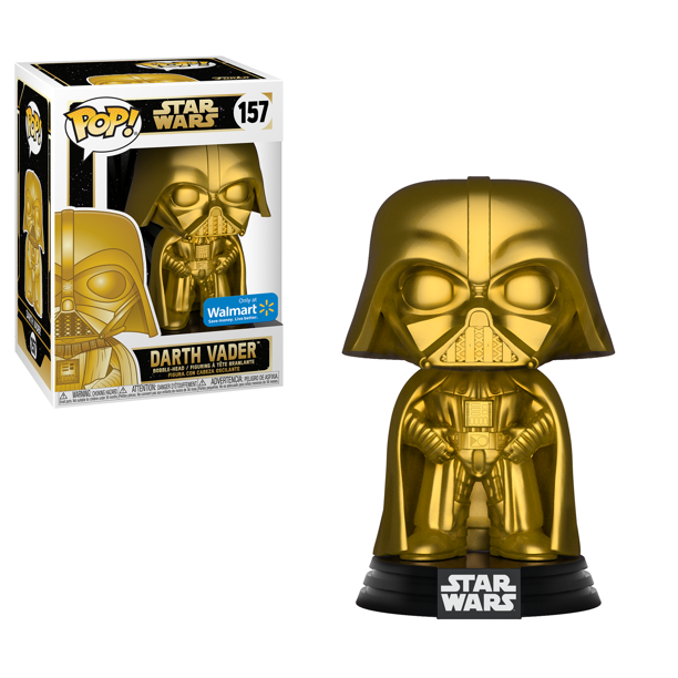 Star Wars: Darth Vader - Gold Metallic (Walmart Exclusive) #157 (VAULTED)