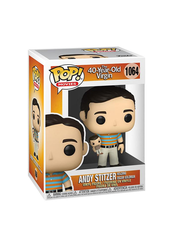 40-Year-Old Virgin Andy Holding Oscar Goldman Pop! Vinyl Figure #1064