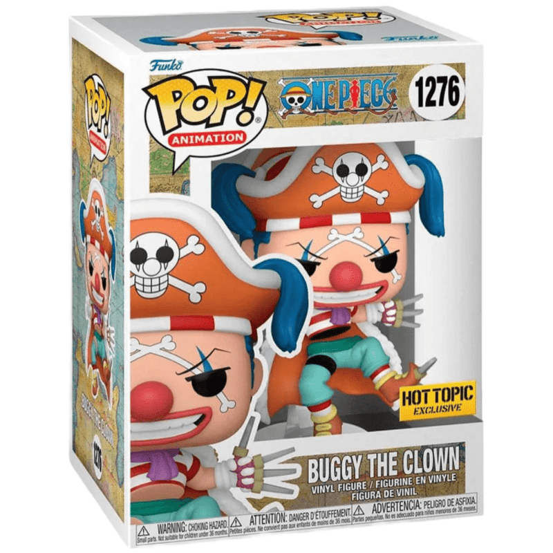 One Piece Pop! Animation Buggy The Clown Vinyl Figure (HT Exclusive) #1276