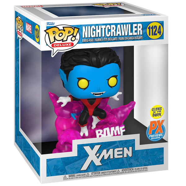 X-Men Teleporting Nightcrawler Glow-in-the-Dark Deluxe Pop! Vinyl Figure - PX Exclusive #1124