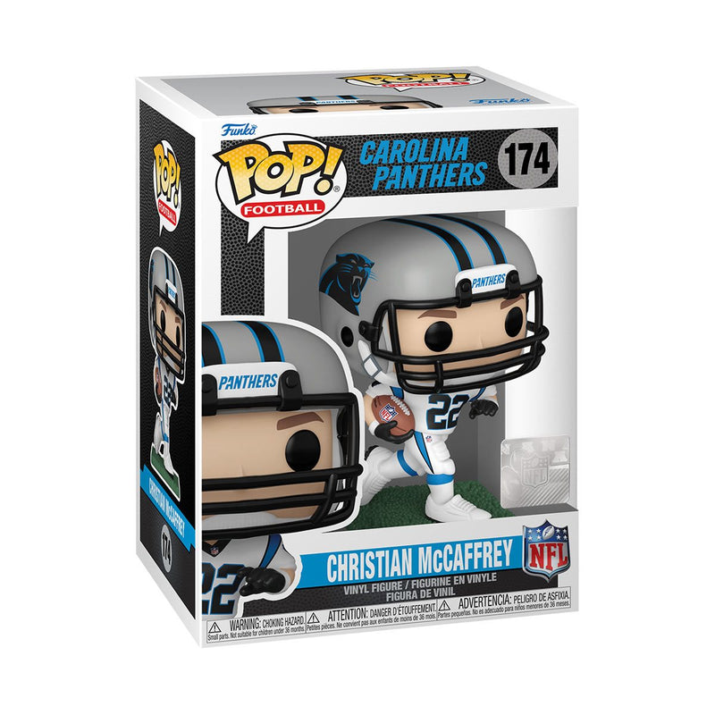 NFL Carolina Panthers Christian McCaffrey (Away) Pop! Vinyl Figure