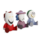 The Nightmare Before Christmas Lock, Shock, and Barrel Glow-in-the Dark Handmade By Robots Vinyl Figure Set of 3