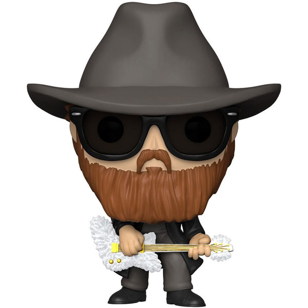 ZZ Top Billy Gibbons Flocked Pop! #164