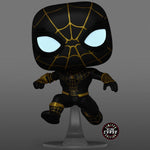 Spider-Man: No Way Home Unmasked Spider-Man Black Suit Pop! Vinyl Figure - AAA Anime Exclusive (CHASE) #1073