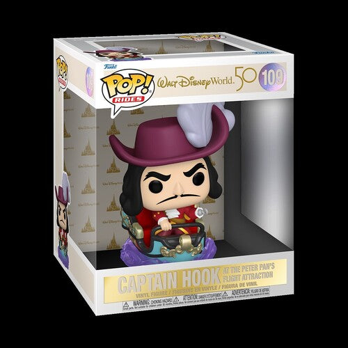 RIDE: Walt Disney World 50TH- Captain Hook on Peter Pan Flight #109