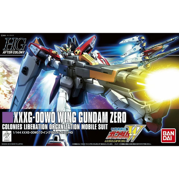 Bandai HG XXXG-OOWO Wing Gundam Zero Colonies Liberation Organization Mobile Suit Model Kit