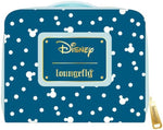 Mickey & Minnie Snow Globe Zip Around Wallet