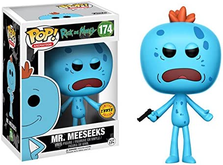 Rick and Morty Mr. Meeseeks Pop! Vinyl Figure CHASE #174